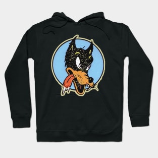 Vintage hungry wolf Hoodie